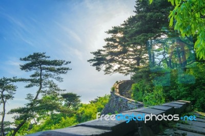 Namhansanseong Fortress In South Korea, Unesco World Heritage Site Stock Photo