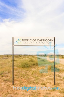 Namib Desert Landscape In Namibia Stock Photo