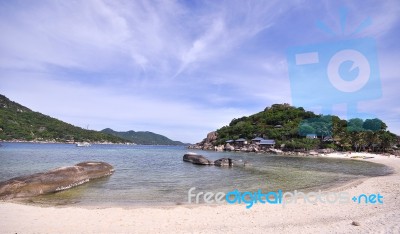 Nang Yuan Beach - Thailand Stock Photo