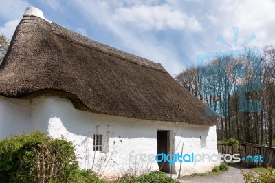 Nantwallter Cottage At St Fagans National History Museum Stock Photo