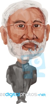 Narendra Modi Prime Minister India Stock Image