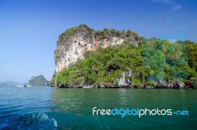 National Park In Phang Nga Bay, Thailand Stock Photo