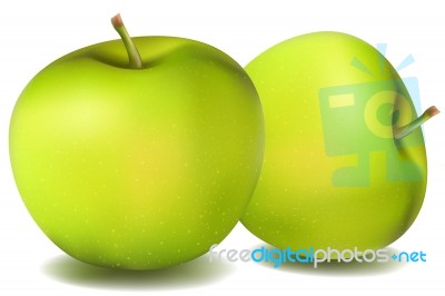 Natural Apple Stock Image