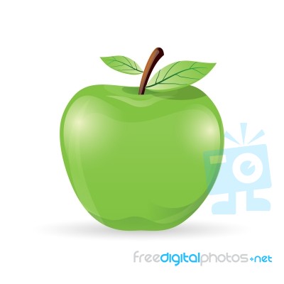 Natural Apple Stock Image