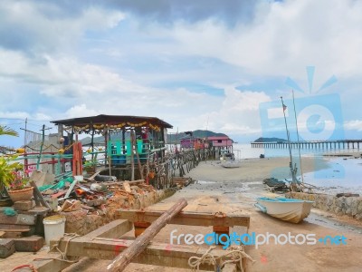 Natural Attractions Homestay In Thailand Stock Photo