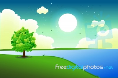 Natural Background Stock Image