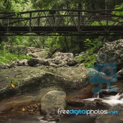 Natural Bridge Creek Stock Photo