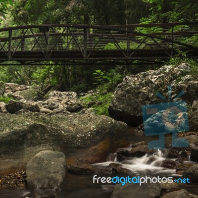 Natural Bridge Creek Stock Photo