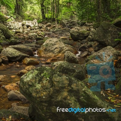 Natural Bridge Creek Stock Photo