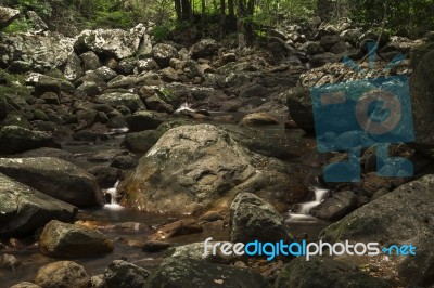 Natural Bridge Creek Stock Photo