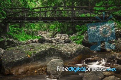 Natural Bridge Creek Stock Photo