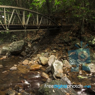 Natural Bridge Creek Stock Photo