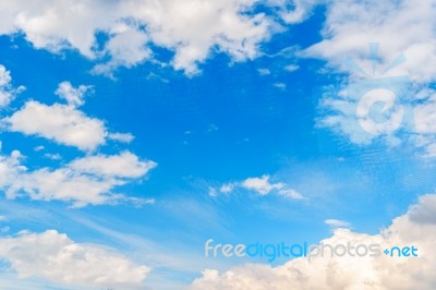 Natural Frame Cloud Stock Photo