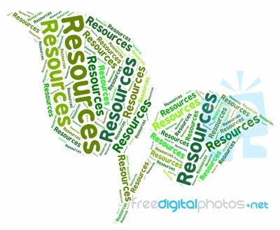 Natural Resources Represents Raw Materials And Oil Stock Image