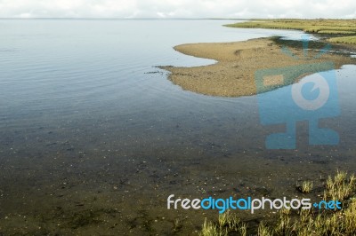 Natural Ria Formosa Marshlands Stock Photo