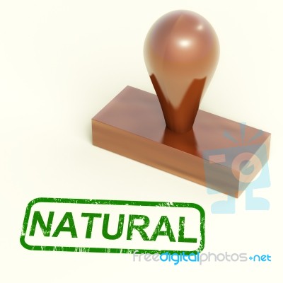 Natural Rubber Stamp Stock Image