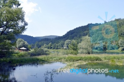 Nature Art In Lahovo Stock Photo