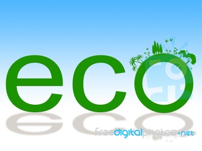 Nature Eco Shows Earth Day And Conservation Stock Image