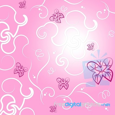 Nature Pink Means Backgrounds Design And Outdoors Stock Image