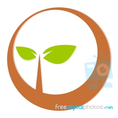 Nature Symbol Illustration Stock Image