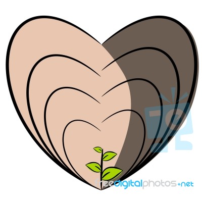 Nature Tree Symbol Illustration Stock Image