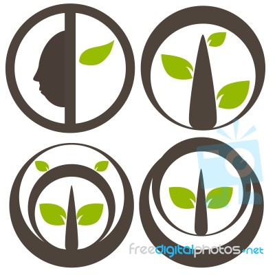 Nature Tree Symbol Illustration Stock Image