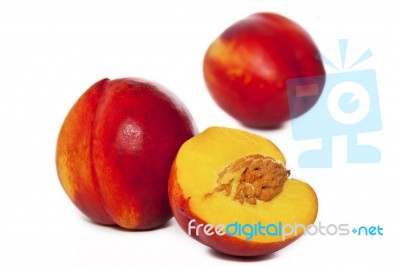 Nectarines Stock Photo