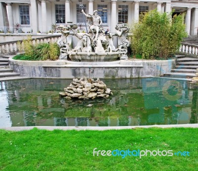 Neptune Fountain Stock Photo