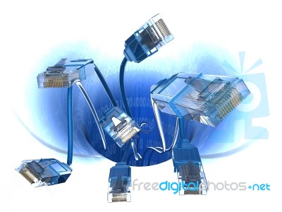 Net Work Cable Stock Image