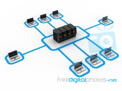 Network And Internet Communication Stock Image