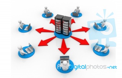 Network And Internet Communication Concept Stock Image