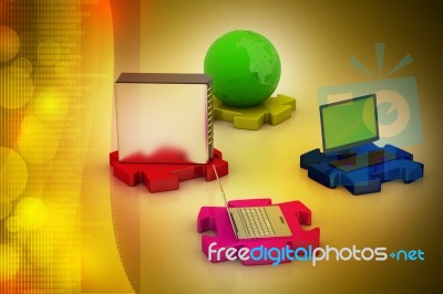 Network And Internet Communication Concept Stock Image