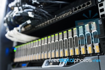 Network Servers Stock Photo