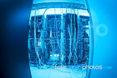 Network Servers Stock Photo