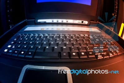 Network Servers In Data Room Domestic Room Stock Photo