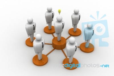 Network With People Stock Image