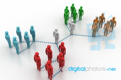 Network With People Stock Image