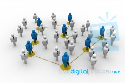 Networking People Stock Image