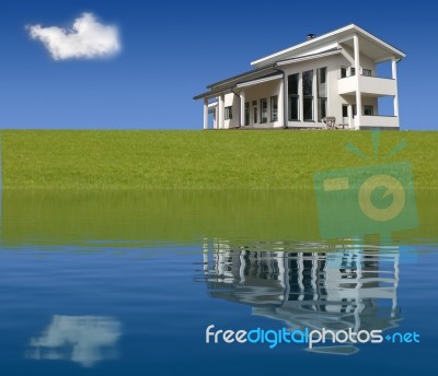 New House Stock Photo