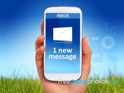 New Message Stock Photo