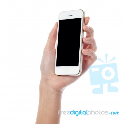 New Mobile Handset Is Out For Sale Stock Photo