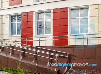 New Plastic Windows In The House Stock Photo