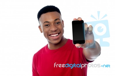 New Smart Phone Is Out In Market Stock Photo