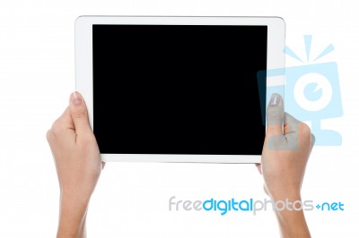 New Tablet Pc Is Out For Sale Stock Photo