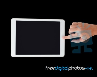 New Tablet Pc Is Out For Sale Stock Photo