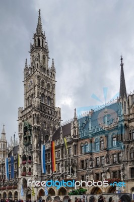 New Town Hall In Munich Stock Photo