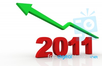 New Year 2011 Stock Image