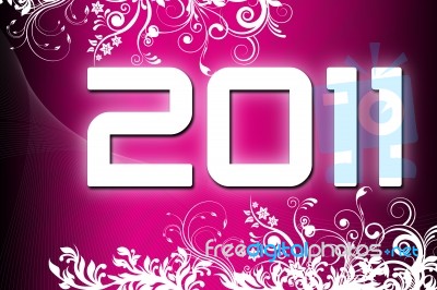 New Year 2011 Stock Image