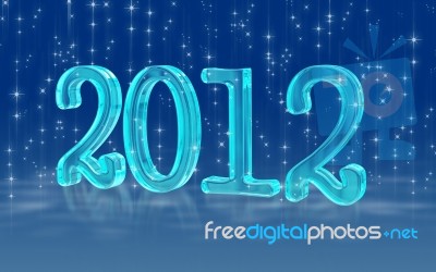 New Year 2012 Stock Image