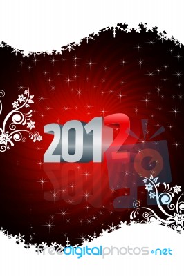 New Year 2012 Stock Image